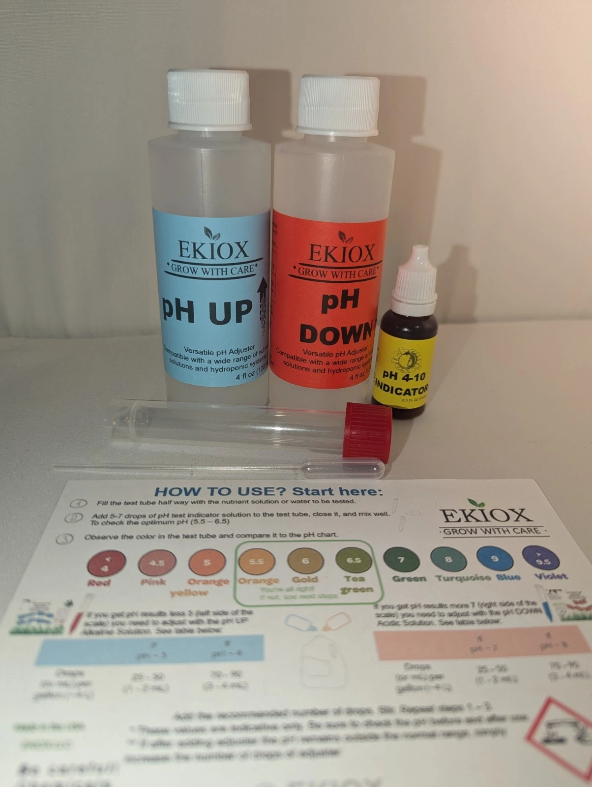 Additional view of EKIOX pH control kit